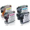 TonerPartner Multipack compatibile del Brother LC22U contiene 4x Cartuccia d'inchiostro