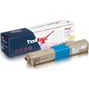 TonerPartner ToMax Premium compatibile con OKI 44973533 Cartuccia di toner, giallo