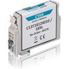 TonerPartner Compatibile con Epson C13T18124010 / 18XL Cartuccia d'inchiostro, ciano