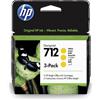 HP Originale HP 3ED79A / 712 Cartuccia di inchiostro giallo