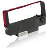 TonerPartner Compatibile con Epson C 43 S0 15376 / ERC-38-BR Nastro di nylon nero-rosso