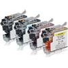 TonerPartner Multipack compatibile del Brother LC-123 VAL BPDR XXL contiene 4x Cartuccia d'inchiostro