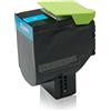 TonerPartner Compatibile con Lexmark 70C2HC0 / 702HC Cartuccia di toner, ciano