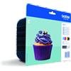 Brother Originale Brother LC123VALBPDR Cartuccia di inchiostro Multipack
