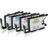 TonerPartner Multipack compatibile del Brother LC-1280XLBK contiene 4x Cartuccia d'inchiostro