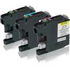 TonerPartner Multipack compatibile del Brother LC-125 XL RBWBP contiene 3x Cartuccia d'inchiostro