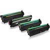 TonerPartner Multipack compatibile del HP CE740A / 307A contiene 4x Cartuccia di toner