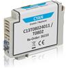 TonerPartner Compatibile con Epson C13T08024011 / T0802 Cartuccia d'inchiostro, ciano