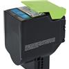 TonerPartner Compatibile con Lexmark 78C20C0 Cartuccia di toner, ciano