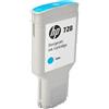 HP Originale HP F9K17A / 728 Cartuccia di inchiostro ciano