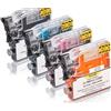 TonerPartner Multipack compatibile del Brother LC-980VALBP contiene 4x Cartuccia d'inchiostro