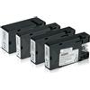 TonerPartner Multipack compatibile del Canon 9182 B 001 / PGI-1500 XLBK XXL contiene 4x Cartuccia d'inchiostro