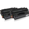 TonerPartner Set Compatibile economico del HP Q5949X / 49X XL contiene 2x Cartuccia di toner