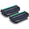 TonerPartner Set Compatibile economico del HP CF 287 X / 87X contiene 2x Cartuccia di toner