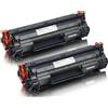 TonerPartner Set Compatibile economico del Canon 9435 B 002 / 737 contiene 2x Cartuccia di toner