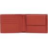 Piquadro Portafoglio Uomo con Portamonete Unisex Tessuto/Bio-Based Material, arancione, Casual