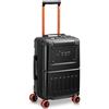 DELSEY JEEP - JH002B - Valigia rigida da cabina 55 cm x 35 cm x 23 cm - 35 L - Nero