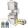 Lavastoviglie a Capotta Elettronica con Display, Cesto 50x50, Dosatori Detergente e Brillantante, 6 Taniche Det. e 2 Taniche Brill. Incluse