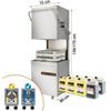 Lavastoviglie a Capotta Elettronica con Display, Cesto 50x50, Dosatori Detergente e Brillantante, Pompa di Scarico, 6 Taniche Det. e 2 Taniche Brill. Incluse