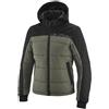 Ixon Giubbotto Piumino Moto Donna Ixon ASPEN LADY Kaki Nero