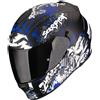 Scorpion Casco Moto Integrale Scorpion EXO-491 SPECTOR Opaco Nero Blu