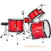 Batteria 5 Pezzi Kit Musicale per l'Apprendimento da ca. 406 mm Rosso