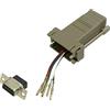 BKL Electronic 10121100 - Adattatore D-SUB, 9 poli, presa RJ12, 1 pezzo singolo