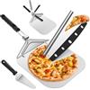 Pala per pizza rettangolare forata in alluminio anodizzato-Linea Azzurra