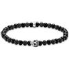 Thomas Sabo Talismano A2185-705-11-L21 - Bracciale con teschio, in argento 925 riciclato, 19 cm