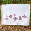 VERVACO Ricamo Punto Croce Kit Prestampato Strofinaccio GALLINE DIVERTENTI Panno Da Cucina Set Fai Da Te Creativo ca. 46 x 71 cm Kit Hobby Creativi Adulti Casa Decor Cross Stitch Embroidery