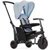 smarTrike STR3 triciclo pieghevole per bambini con certificazione passeggino, per 1,2,3 anni, triciclo multistadio 6 in 1, grigio freddo