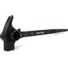 DAKCOS Chiave a cricchetto per ponteggi 4 in 1 con martello a testa fenduta 19 mm x 22 mm (Nero)