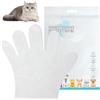 Behogan Pet Wipes per cani e gatti, guanti da bagno usa e getta per il bagno e la cura, Pet Grooming Gloves animali domestici salviette deodoranti per zampe, pelliccia, viso, orecchie, glutei e corpo (30