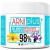 ARNIplus+ Arnica per cavalli uso umano, con VITAMINA C, 500ml arnica gel forte, RAFFREDDANTE, azione rapida, non unge, Arnica + Artiglio del diavolo, made in italy, massaggi muscolari e articolari