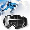 AUEJACKY Maschere Snowboard, Occhiali Da Sci, Occhiali Da Moto Per Bambini, Protezione Uv E Anti-Nebbia, Per Attivit All'Aperto Come Ciclismo, Snowboard, Sci, Per Uomini, Donne, Ragazzi E Ragazzi