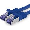 1aTTack.de Cat.7 Cavo di Rete 10m - Blu - 1 Pezzo - Ethernet LAN Cat.7 SFTP PIMF LSZH Spina RJ45 Cat6a 10 Gbit s