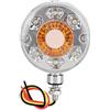 AMONIDA Luce di Ingombro a LED per Specchietto Laterale, Luce di Ingombro a LED per Specchietto Laterale per Camion Rimorchio Camion LKW 24V (rosso giallo)
