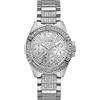 GUESS W1156L1 - Orologio da polso da donna con cinturino in acciaio inox color argento, 5 bar, diametro cassa: 40 mm