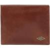 Fossil Portafoglio da uomo Ryan, Bifold in pelle marrone scuro 12,4 cm L x 0,5 cm L x 8,9 cm H ML3829201