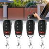 Joynine Telecomando Cancello Universali 4 Pezzi, Telecomando 433 Mhz Universale, Duplicatore di Chiavi per Garage a 4 Pulsanti, Chiave da Garage Adatta per Auto, Porte da Garage, Cancelli