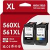 ZENOINK 560 561 XL Cartucce, PG 560XL CL 561XL Nero Colore Sostituzione per Originali Canon 560 561XL Cartucce Multipack per Canon PixmaTS5350i TS5351i TS7451i TS5350 ts5350a TS5353 TS7450a TS7451a