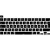 MiNGFi Copritastiera Silicone Francese AZERTY per MacBook Pro 13 M1/M2 A2338 (2020-2023), A2289 (2020), A2251 (2020-2021), Pro 16 A2141 (2019-2021) EU/ISO - Nero