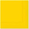 FATO Tovagliolo 2 veli in cellulosa giallo cm 24x24 (100 pezzi) - Cellulosa - Giallo