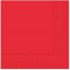 FATO Tovagliolo 2 veli in cellulosa rosso cm 24x24 (100 pezzi) - Rosso - Cellulosa
