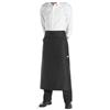 EGOCHEF Grembiule king con tasche in poliestere e cotone black cm 90x100 - Nero - 65% Poliestere 35% Cotone
