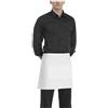 EGOCHEF Grembiule banconiere egochef con tasca 100% cotone bianco cm 70x40 - Bianco - 100% Cotone