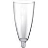 WAF Flute spumante trasparente cl 12 (20 pezzi) - Trasparente - Polisterene