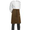EGOCHEF Grembiule vita con tascone egochef 70x70cm brown - Marrone - 100% Cotone