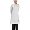 EGOCHEF Grembiule con pettorina e tasca 100% cotone bianco cm 70x70 - Bianco - 100% Cotone