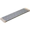 STILCASA Tagliere giusto per pinsa e pizza in acciaio inox e legno cm 40,5x12 - Acciaio,naturale - Legno,acciaio Inox